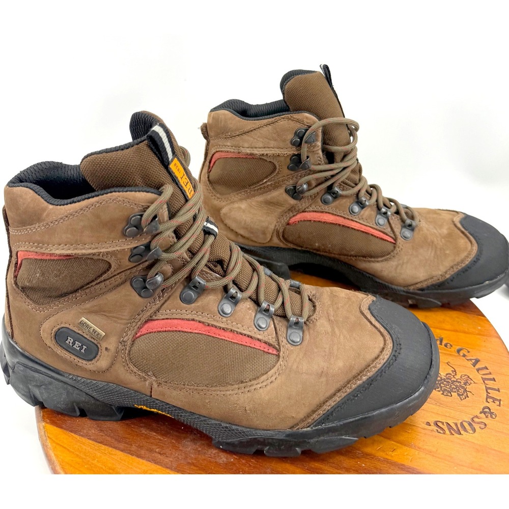 REI Monarch IV Gore-Tex Bark Hiking Boots Men's US 9.5 Vibram Sole